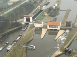 Sluis Eefde luchtfoto