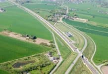 AERIUS Calculator - foto ViA15 project aansluiting van de A15 en de A12 - luchtfoto
