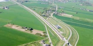 AERIUS Calculator - foto ViA15 project aansluiting van de A15 en de A12 - luchtfoto