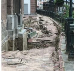 Foto Grimburgwal vlak voor de instorting