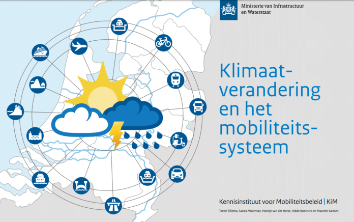 klimaatverandering op het mobiliteitssysteem - cover onderzoeksrapport