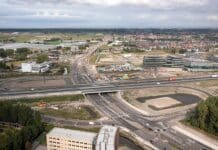 aansluiting Leiden-West, luchtfoto