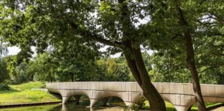 3D-geprinte betonnen fietsbrug in Nijmegen