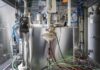 XPRIZE -foto laboratoriumopstelling van Carbyon