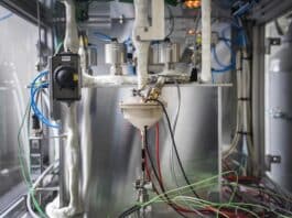 XPRIZE -foto laboratoriumopstelling van Carbyon