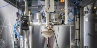 XPRIZE -foto laboratoriumopstelling van Carbyon