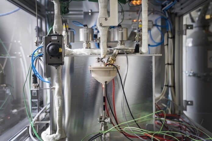 XPRIZE -foto laboratoriumopstelling van Carbyon