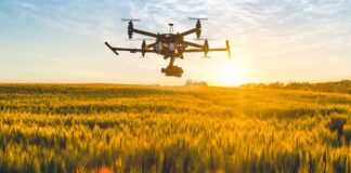 Xpedition New Horizons - drone boven graanakker