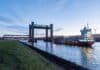 Calandbrug - foto van de open staande brug