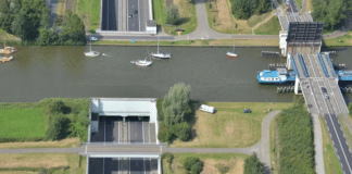 Prinses Margriettunnel - luchtfoto