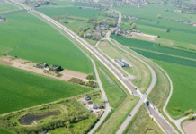 Raad van State - luchtfoto ViA15-gebied