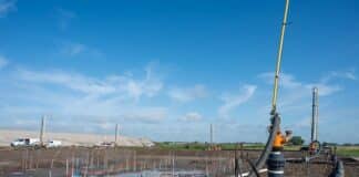 proefgebied bij de dijk