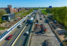 Herstelwerkzaamheden brug A7 bij Purmerend