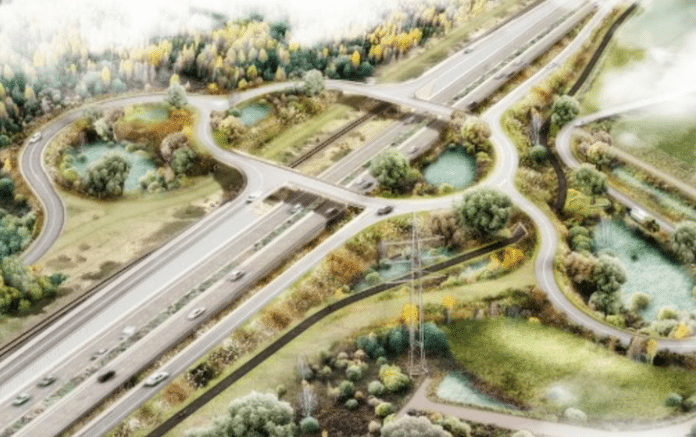 IB4, impressie van de gemoderniseerde ringweg van Gent