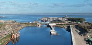 Middensluis Terneuzen, luchtfoto