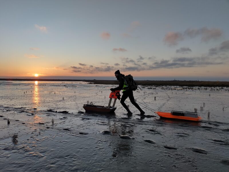 Onderzoek zand en slib in de Waddenzee