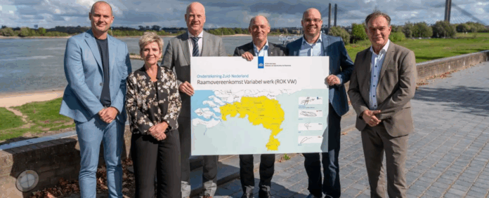 Rijkswaterstaat tekent met vijf partijen raamovereenkomst