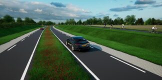 Doorsnijding van Haar-es