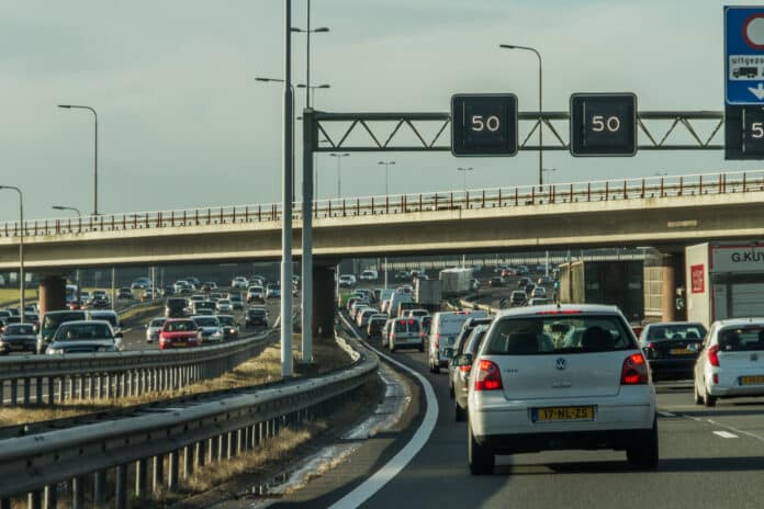 File op de A16